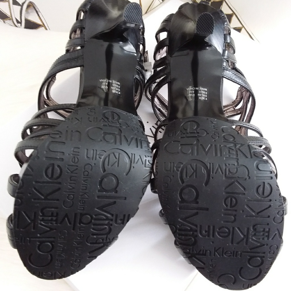 Calvin Klein 'Dylan' Caged Sandals - Picture 7 of 8
